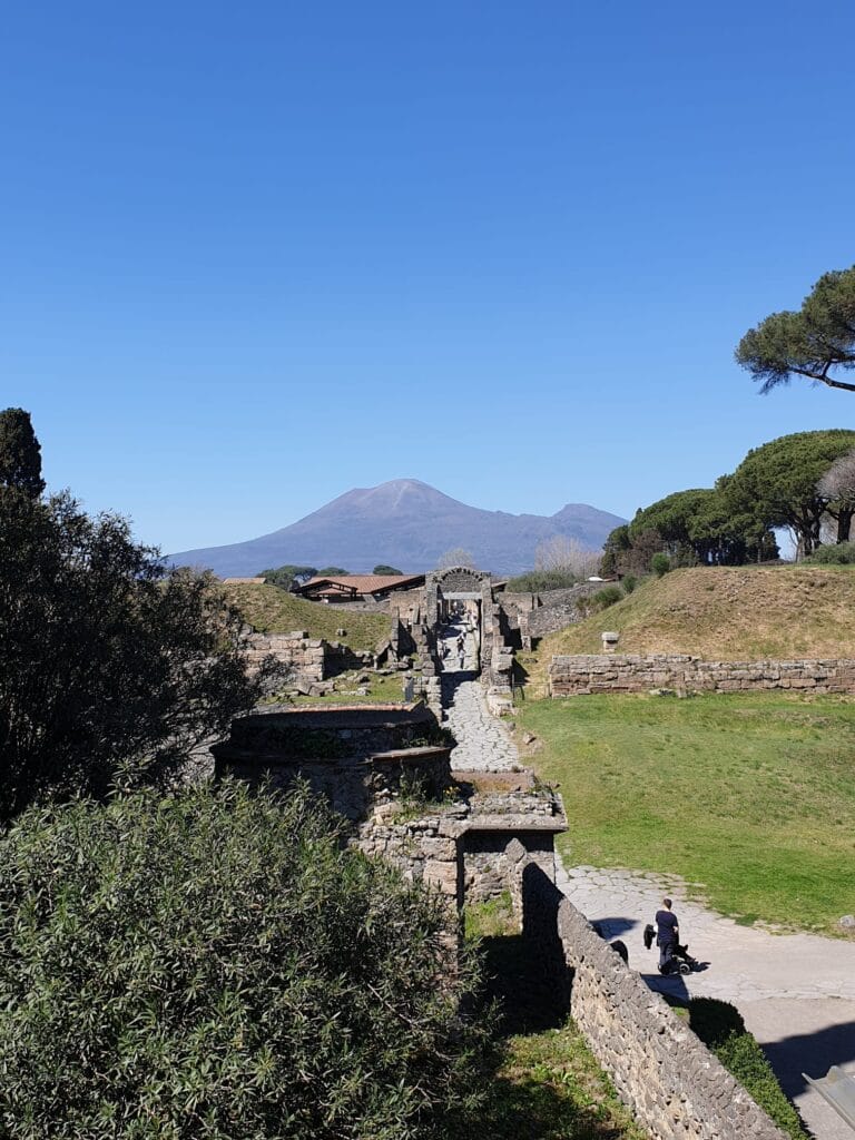 Vesuvius view - part of our Pompeii Ruins Guide