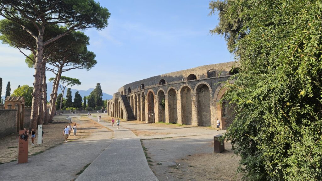 The Ancient Roman Amphitheatre of Pompeii - 4 hour guided tour The Amphitheatre during our Pompeii 4 hours tour